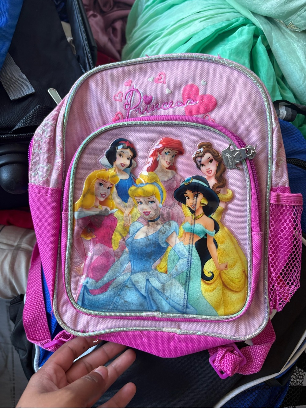 Disney Princess Pink Kids Backpack